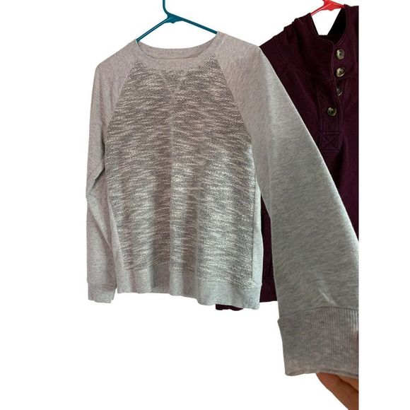 Lot of 2 Womens Sweatshirts Pullover Converse and Sonoma Size Medium 6250 - Picture 5 of 13